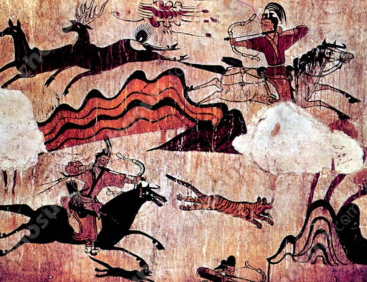 삼실총의 수렵도