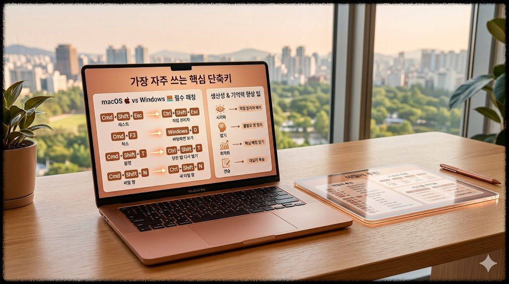가장 자주 쓰는 단축키를 바탕화면 배경화면으로 만드는 방법, 생산성과 기억력을 동시에 높이는 현실적인 팁