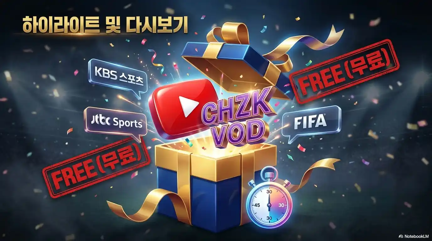 2026 월드컵 벨기에 이집트 하이라이트 및 다시보기 - 치지직 VOD&middot;KBS 스포츠&middot;JTBC Sports 유튜브&middot;FIFA 공식 채널 무료 제공