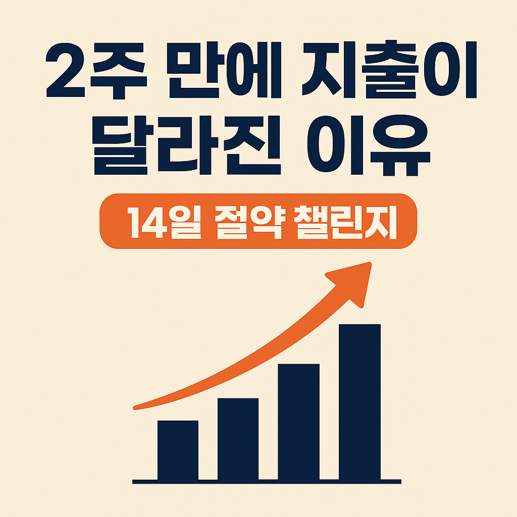 2주 만에 지출이 달라진 이유｜14일 절약 챌린지 변화 분석
14일절약챌린지,지출패턴분석,생활비절약방법,2025가계관리,지출관리팁,절약데이터분석,가계부관리,겨울지출절약,소비습관개선,재테크초보