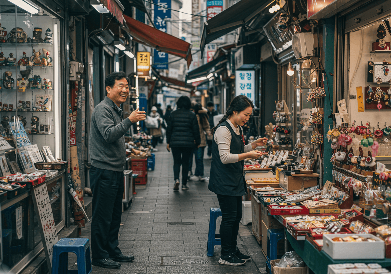 한국 자영업자 소상공인 사진