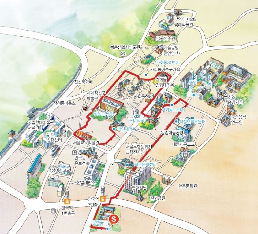 북촌 한옥마을 코스