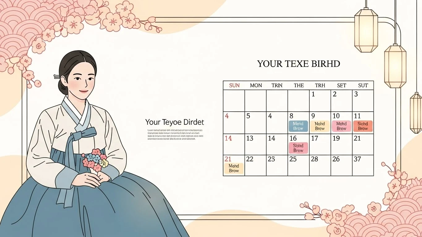 Discover your Korean name based on your birthday with a Korean name generator