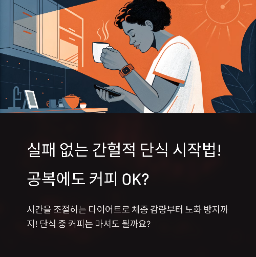 실패 없는 간헐적 단식 시작법! 공복엔 커피도 OK?