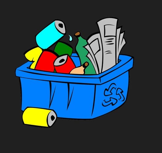 재활용안된박스