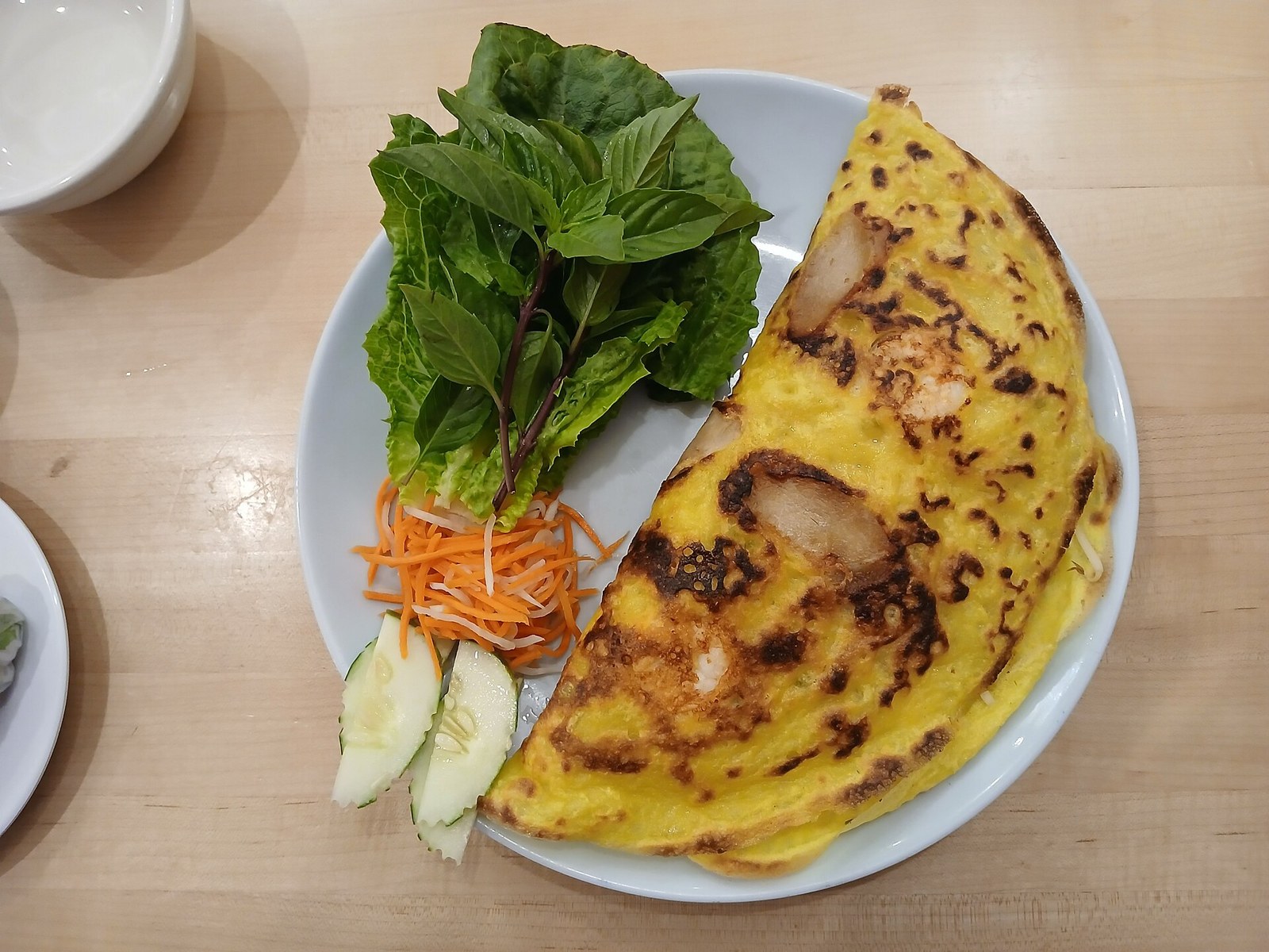 새우 소시지 반쎄오 예시