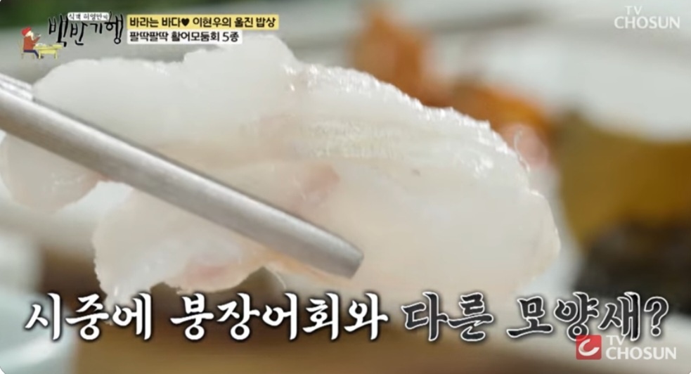 백반기행 울진 활어모둠회 맛집 정보(이현우 울진밥상)
