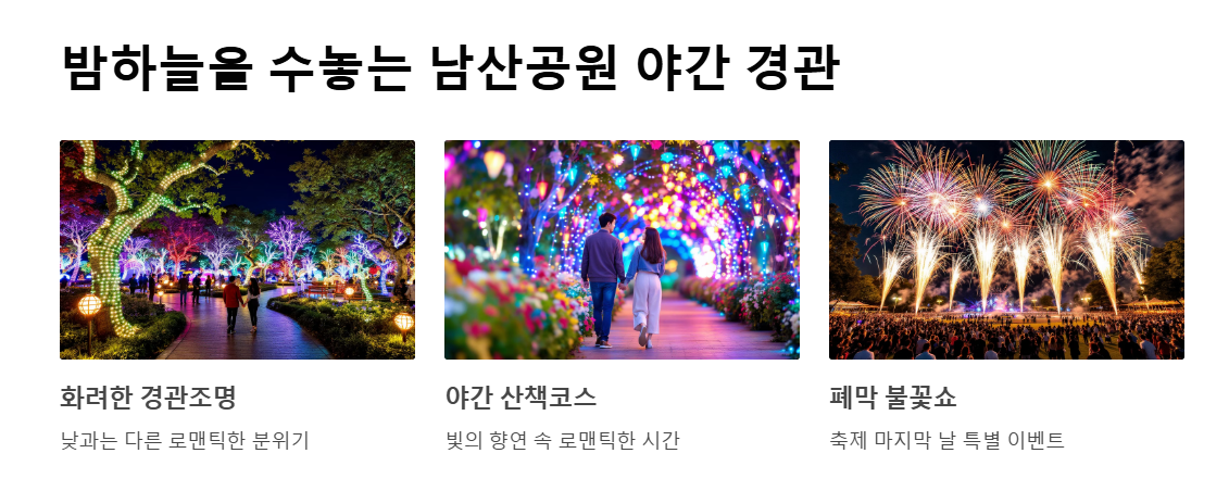 2025 화순 남산공원 봄꽃축제