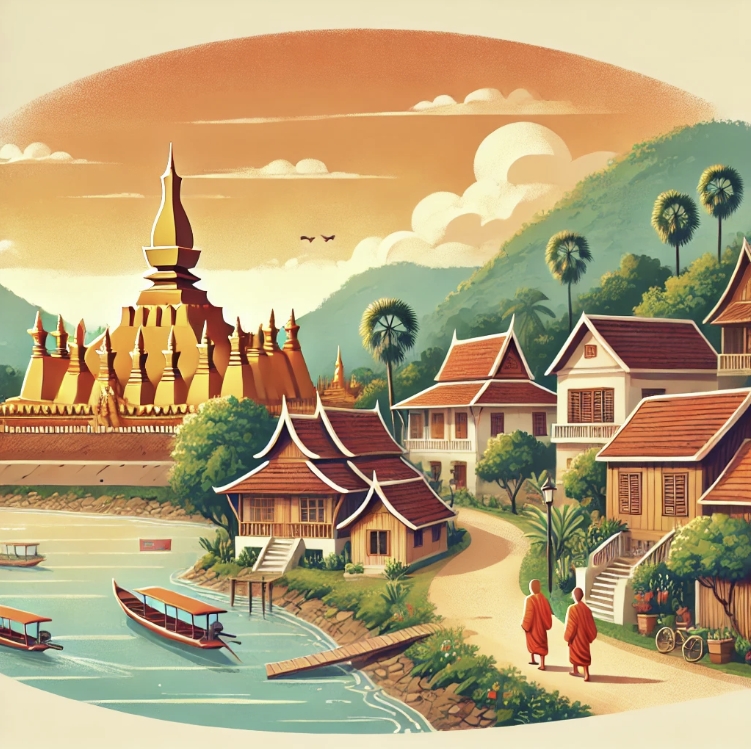 라오스 북부 여행 가이드: 루앙프라방, 팍벵 사진