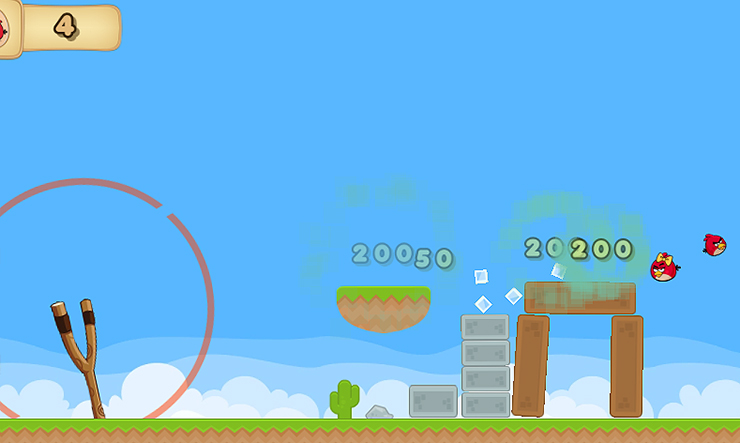 모든-돼지-제거-및-1단계-클리어-장면