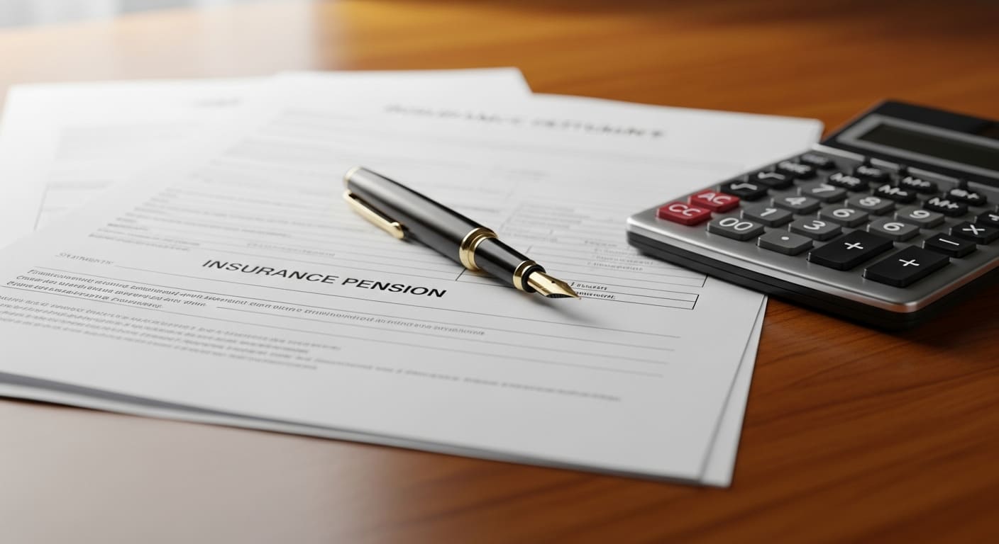 유족연금 신청서와 제출 서류 장면