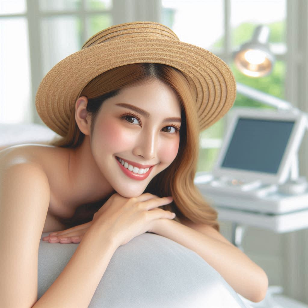 피부,체형관리 샵 배경