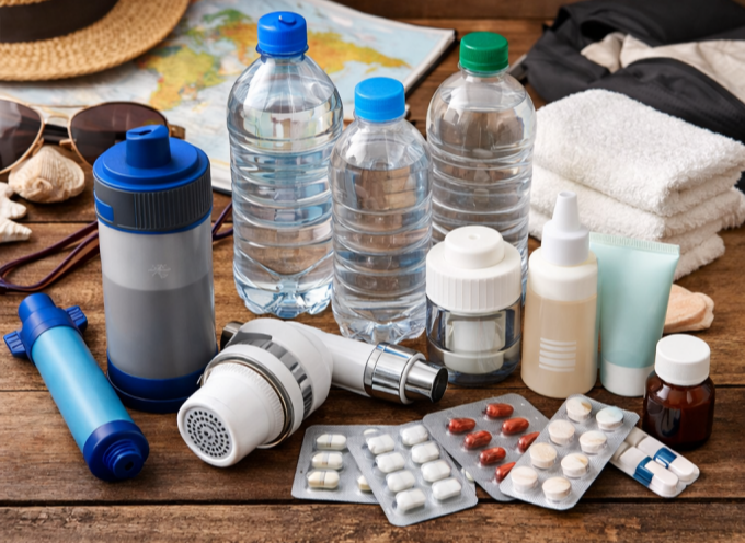 수질 문제 대비품과 관련한 사진