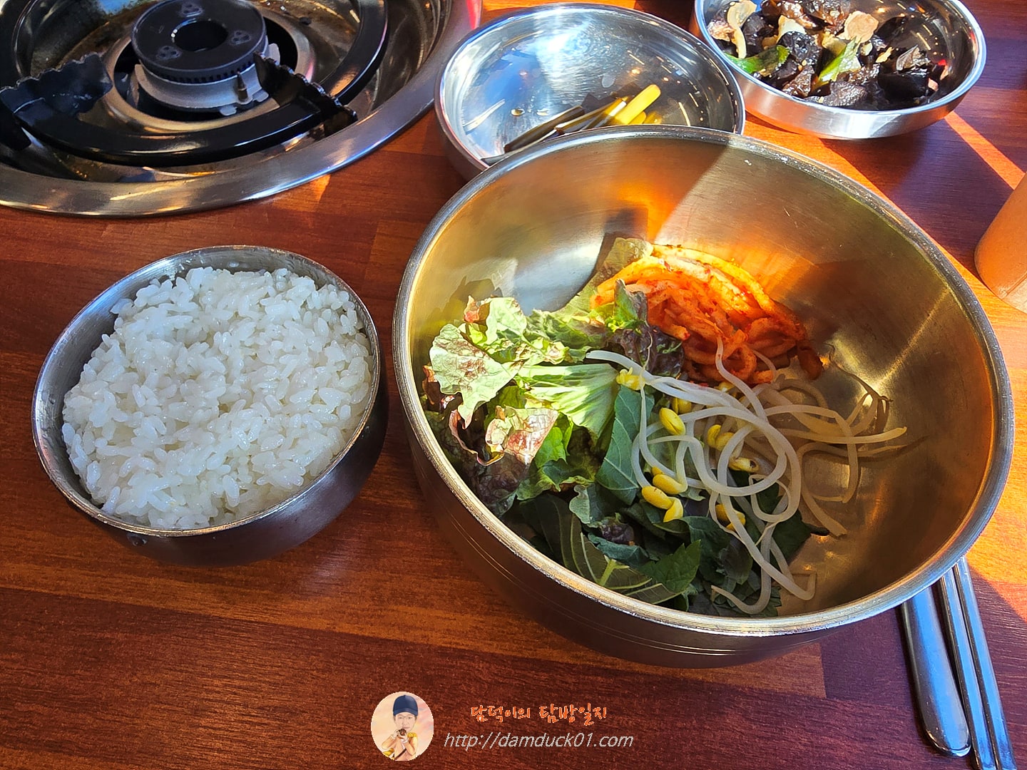 두루치기정식(된장찌개 + 야채비빔밥)
