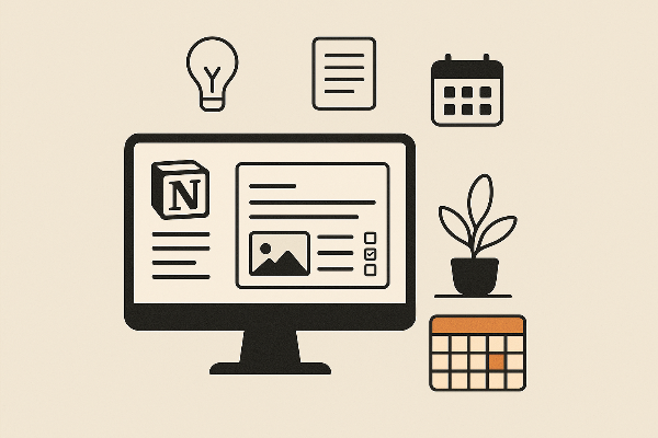 노션 워크스페이스 사진