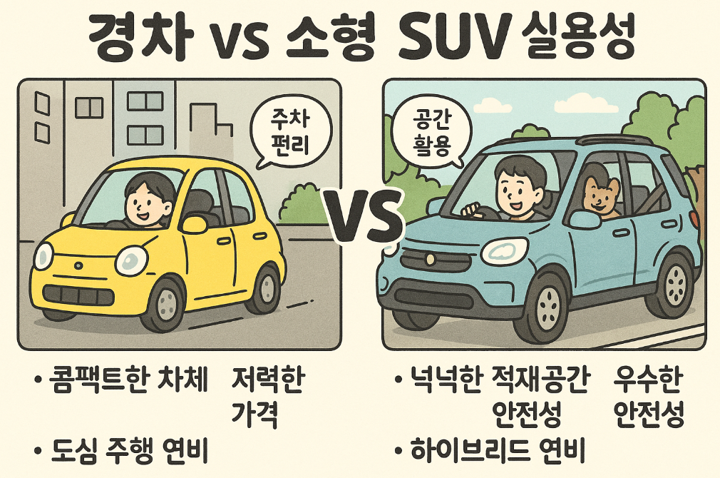 경차 vs 소형 SUV