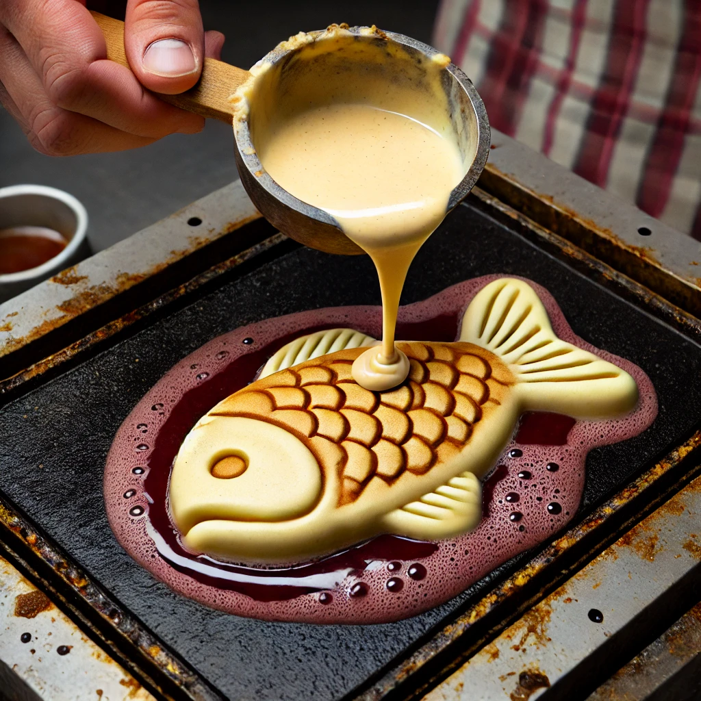 다이야키는 어떻게 만들어질까?