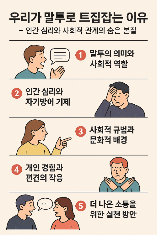 우리가 말투로 트집잡는 이유 – 인간 심리와 사회적 관계의 숨은 본질