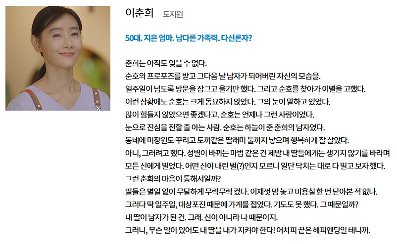 내 여자친구는 상남자 등장인물 출연진 도지원