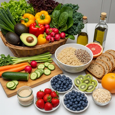 변비 예방과 장 건강을 위한 풍부한 식이섬유 섭취