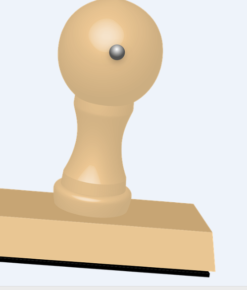 승인도장 이미지 사진