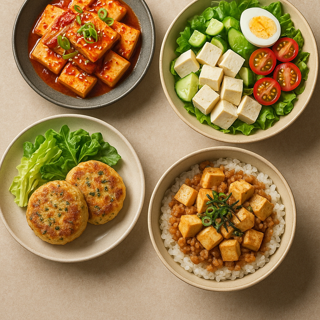 두부 하나로 완성하는 건강한 한 끼