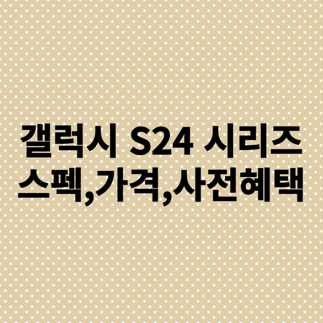 갤럭시 S24