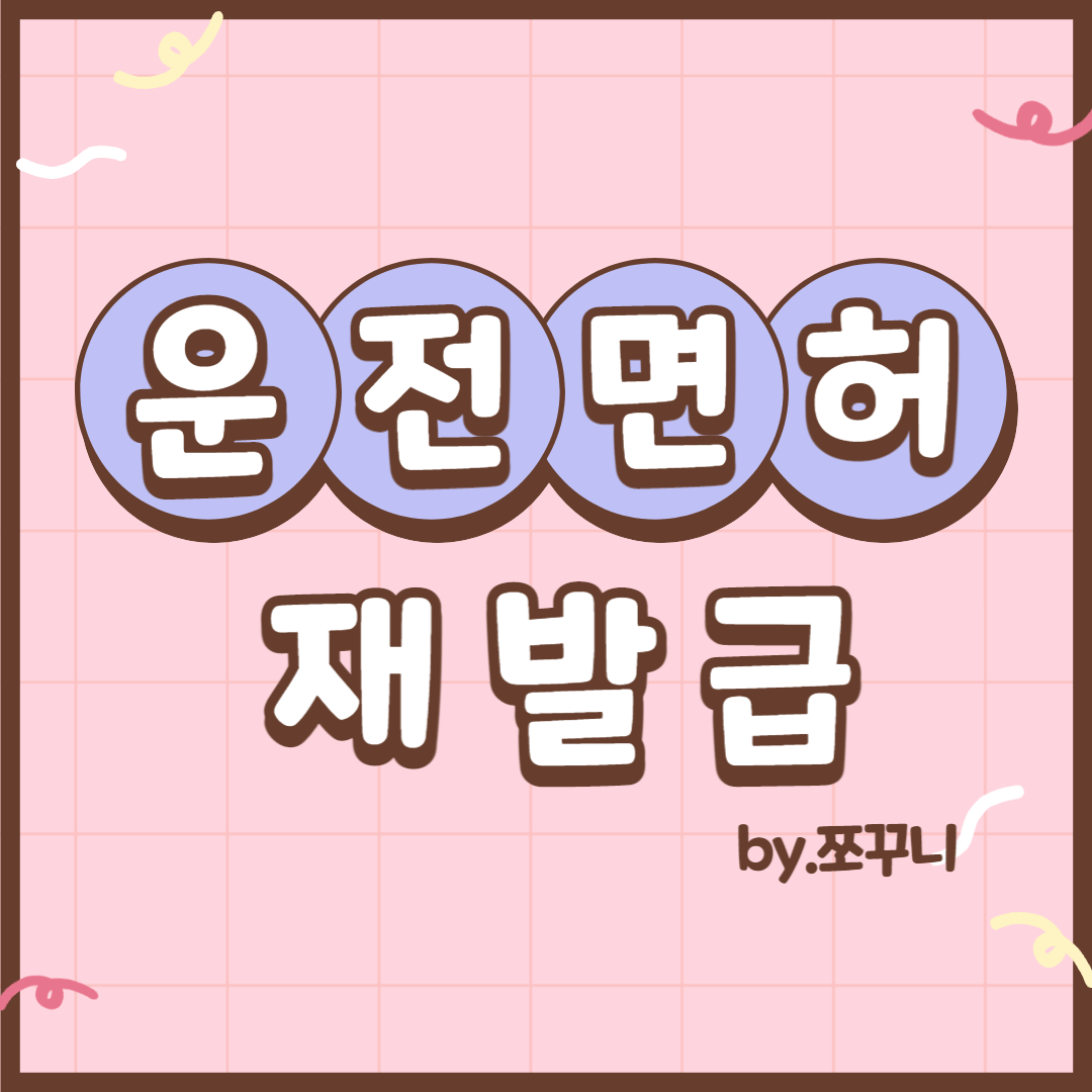 운전면허 재발급