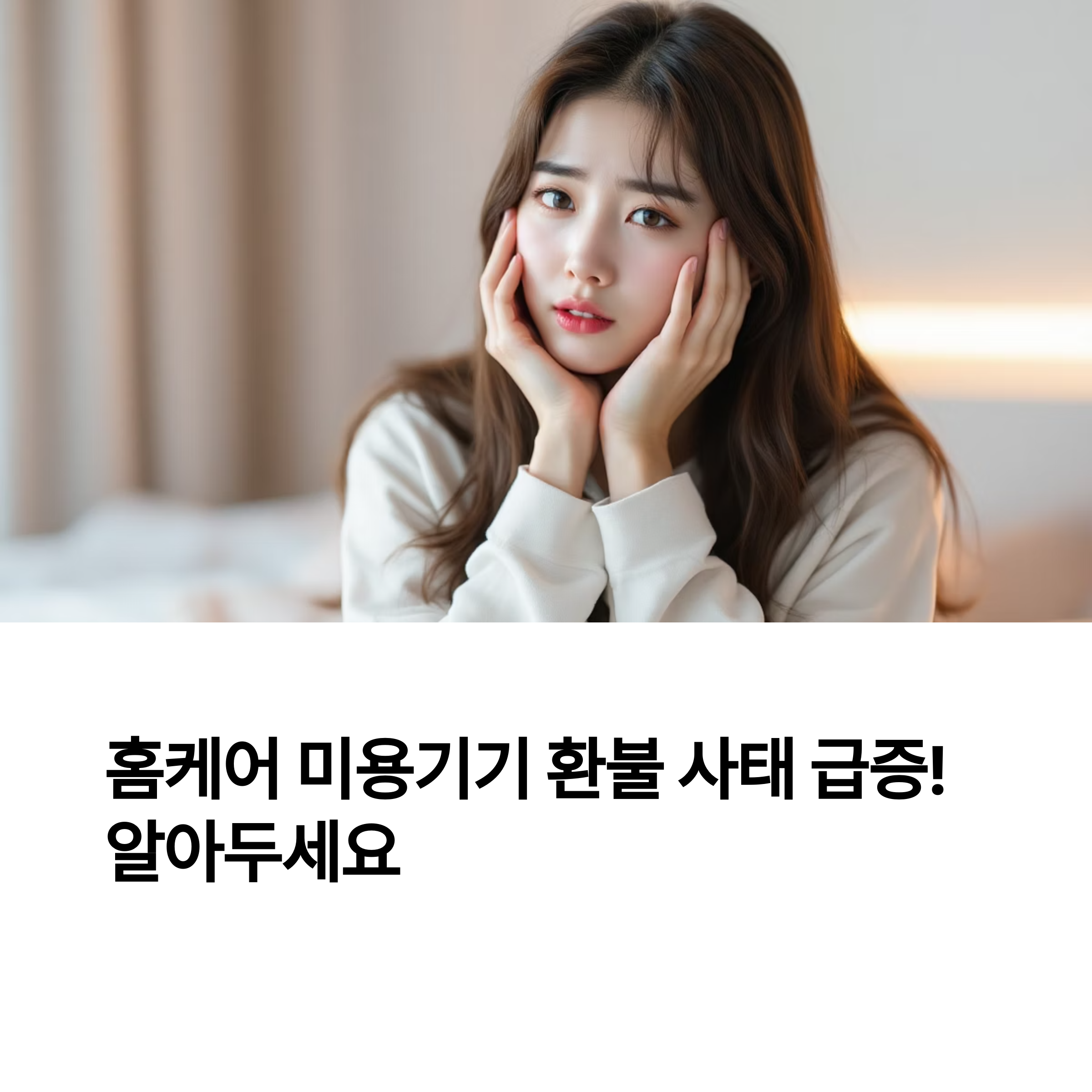 홈케어 미용기기 환불 요청 급증