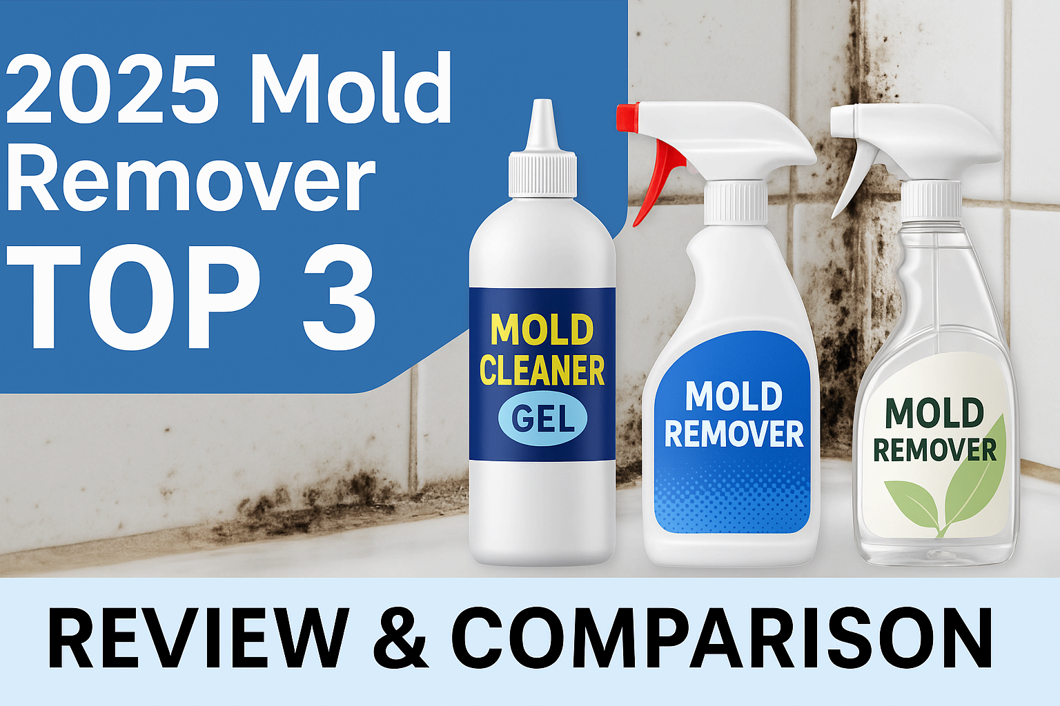 2025 최신 곰팡이제거제 BEST3 비교테스트 리뷰결과분석
