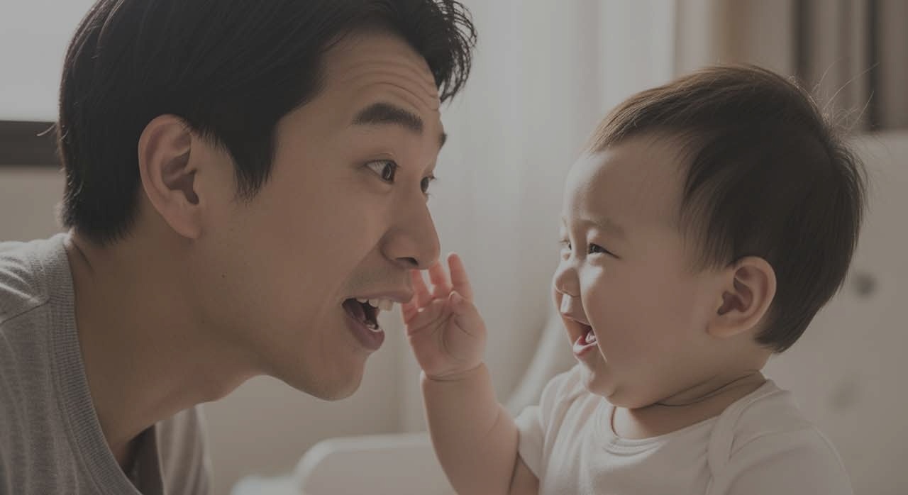 아기 말투는 아기의 눈높이에 맞춘 자연스러운 소통 방식이다. [ⓒ이달의건강]