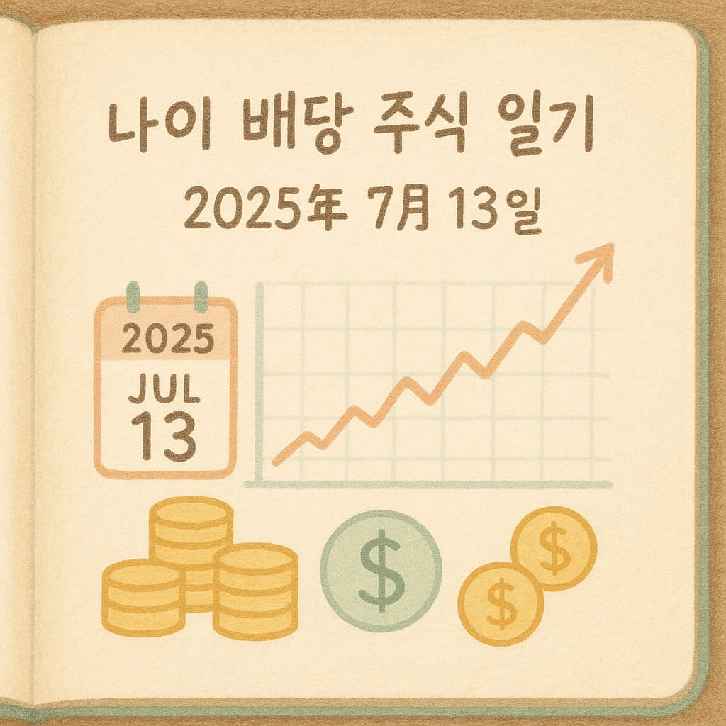 나의 배당 주식 일기: 2025년 7월 13일