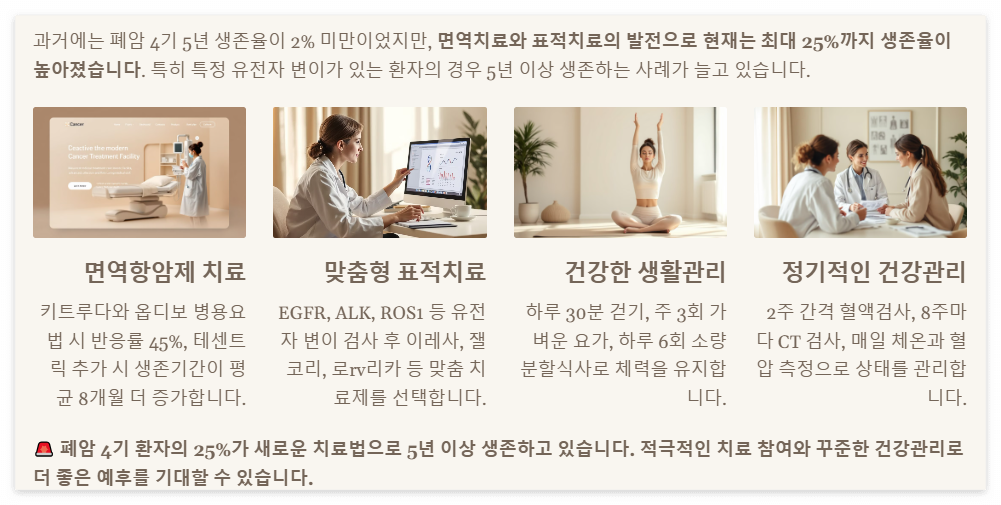 생존율 높이기 위한 방법