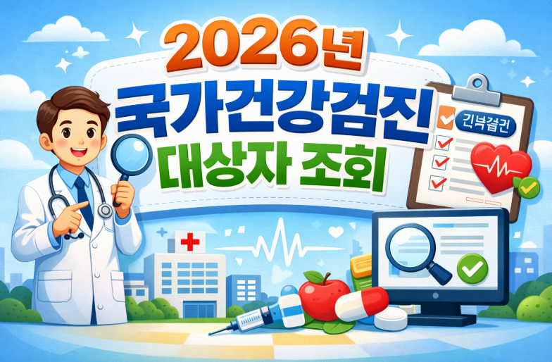 국가건강검진 대상자 조회 이미지사진