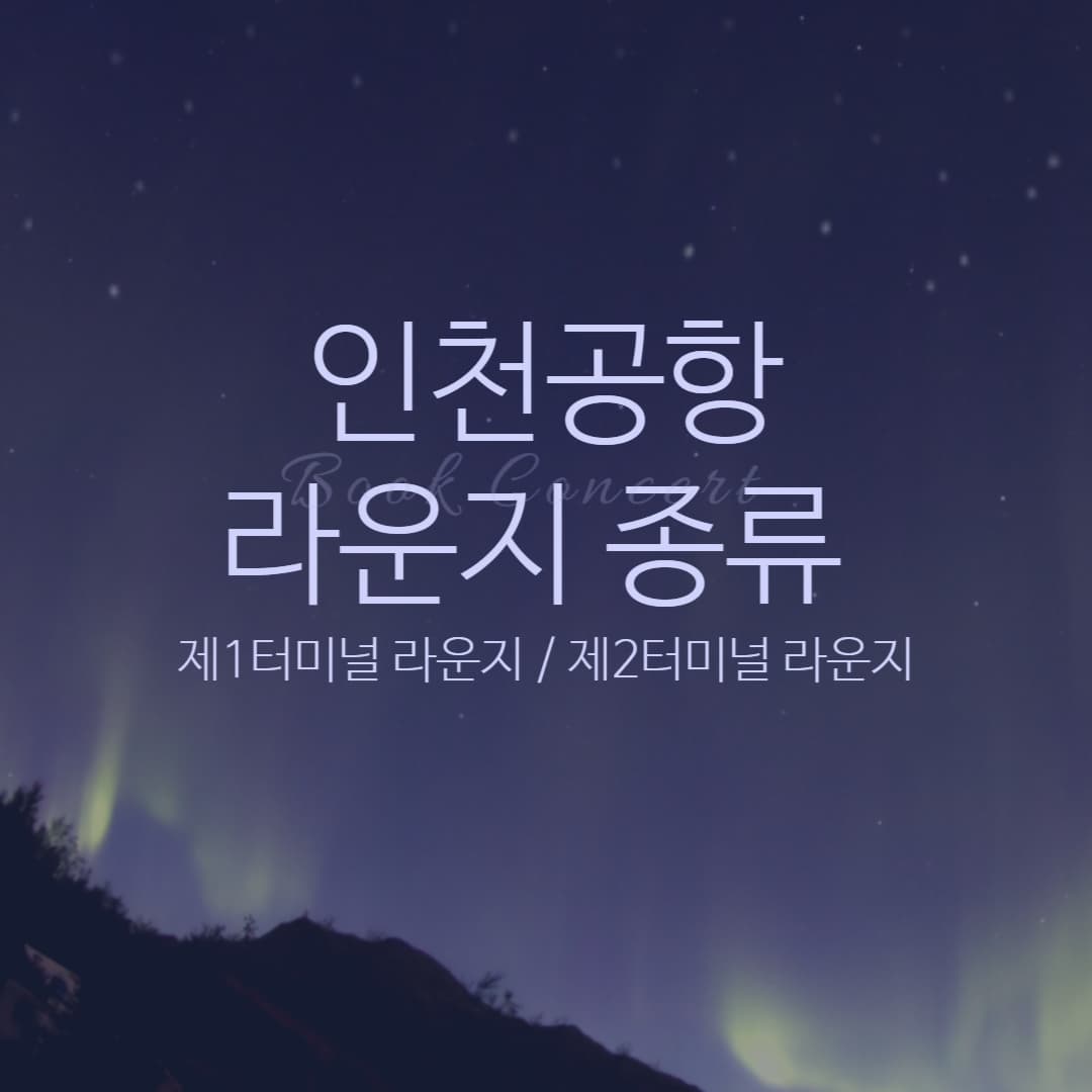 인천공항-라운지-종류