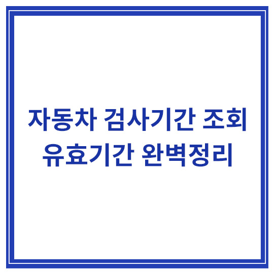 자동차-검사기간-조회