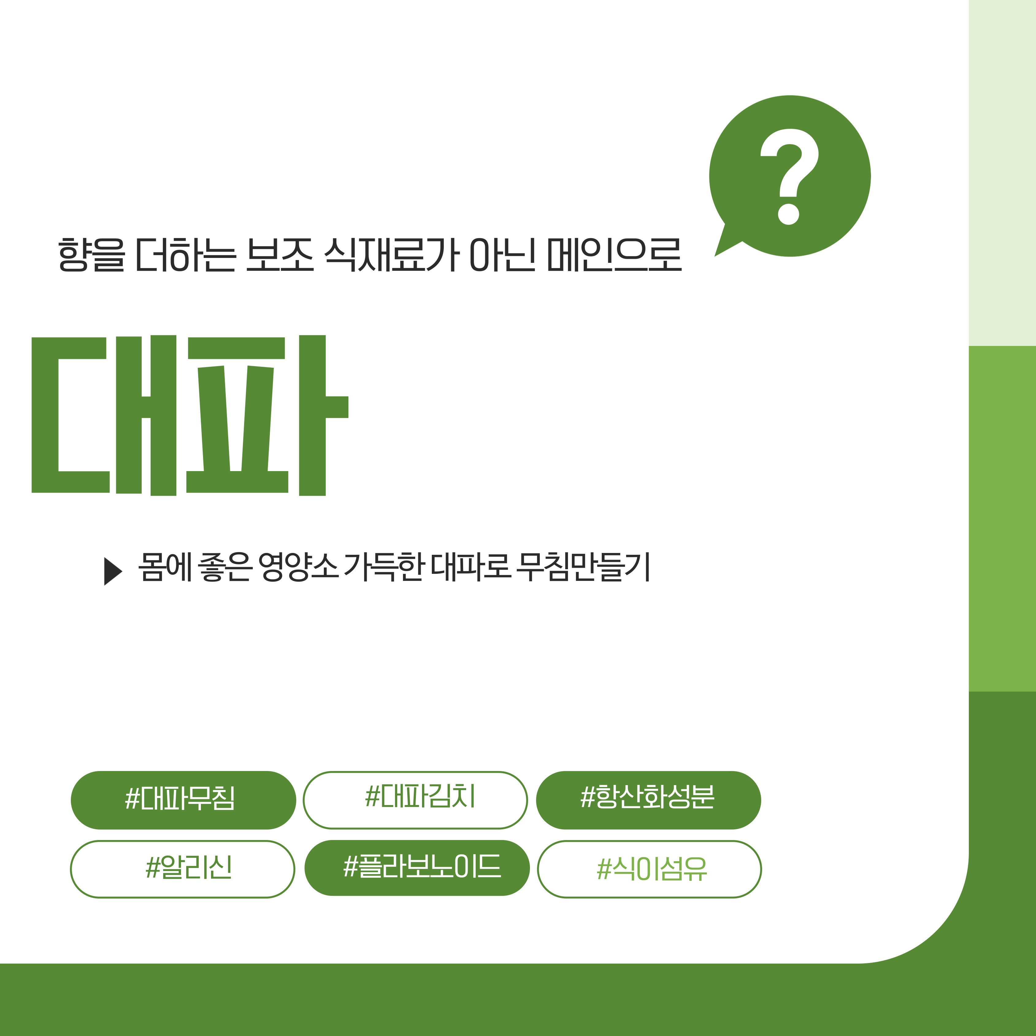 대파, 대파무침 만들기