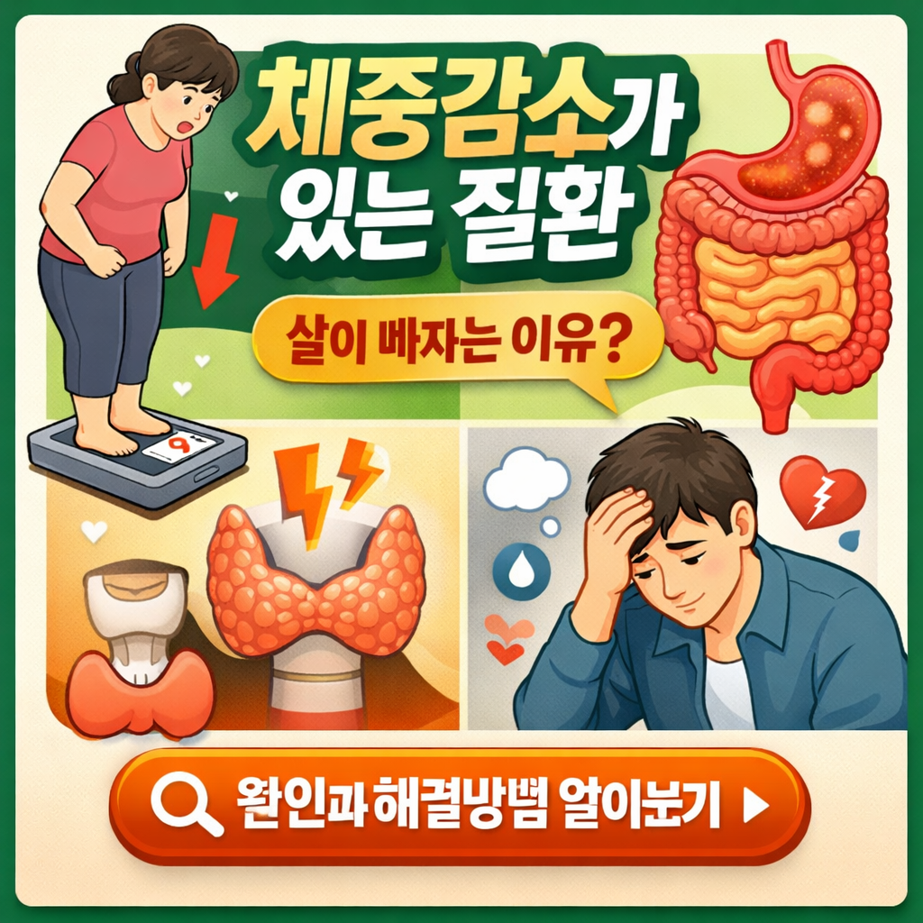 체중감소가 있는 질환