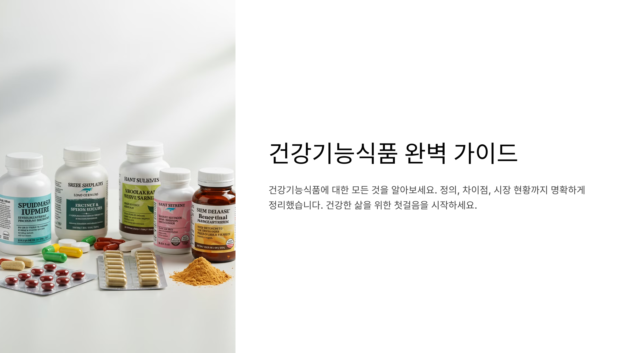 건기식 뜻