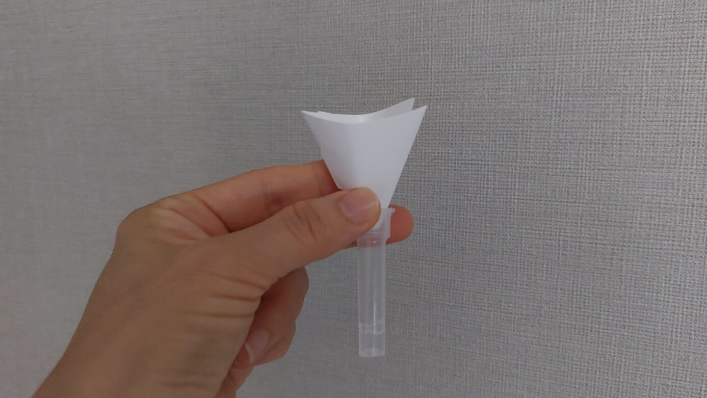 타액검사키트 실제 사용 사진