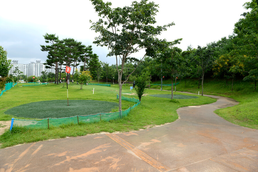 양주 나리공원 파크골프장 9번홀