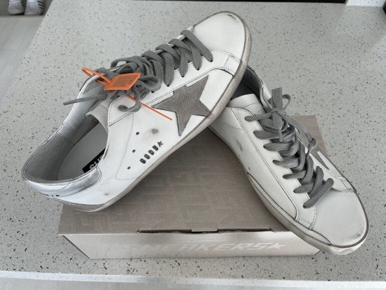 골든구스 슈퍼스타 스니커즈 실버 탭 아이스 스타 본품 3