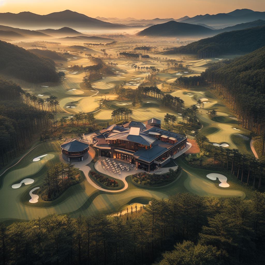 골드CC 골프장 전경