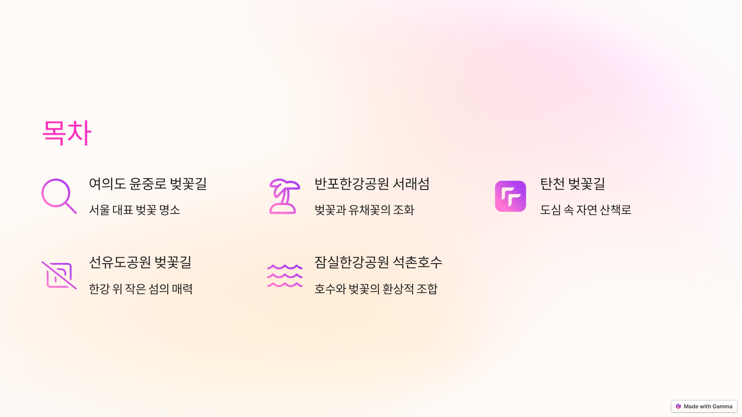목차