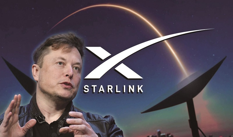 스타링크와 일론머스크 로고