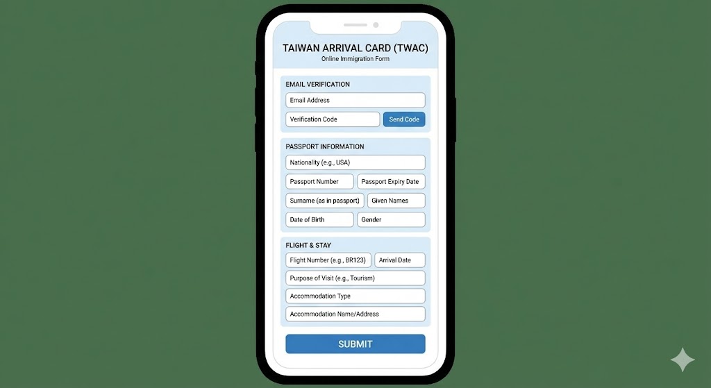 대만 온라인 입국신고서(TWAC) 작성방법 2026|초보도 5분 컷