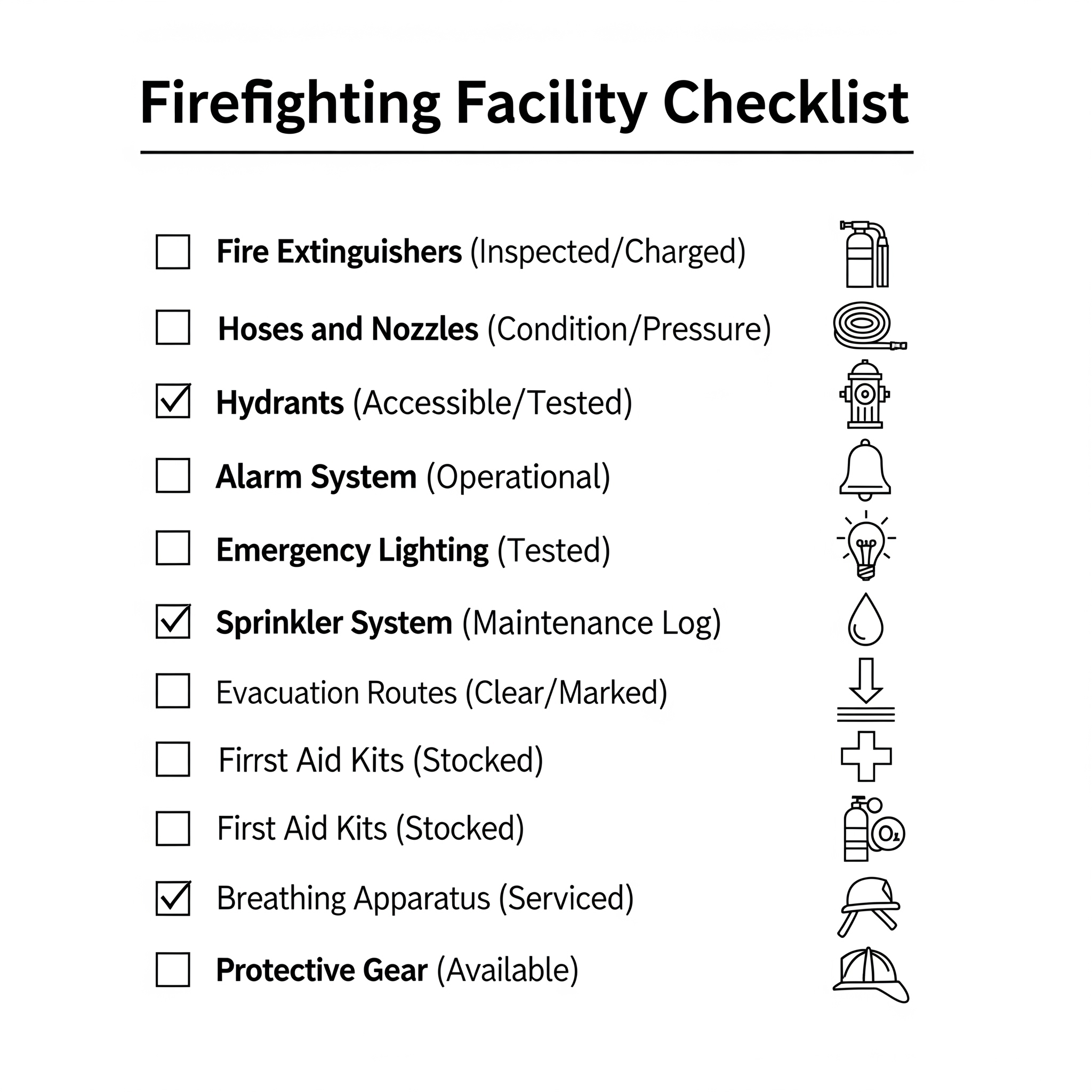 소방시설 점검표