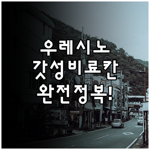 우레시노 숙소 추천 가성비 호텔부터 ..