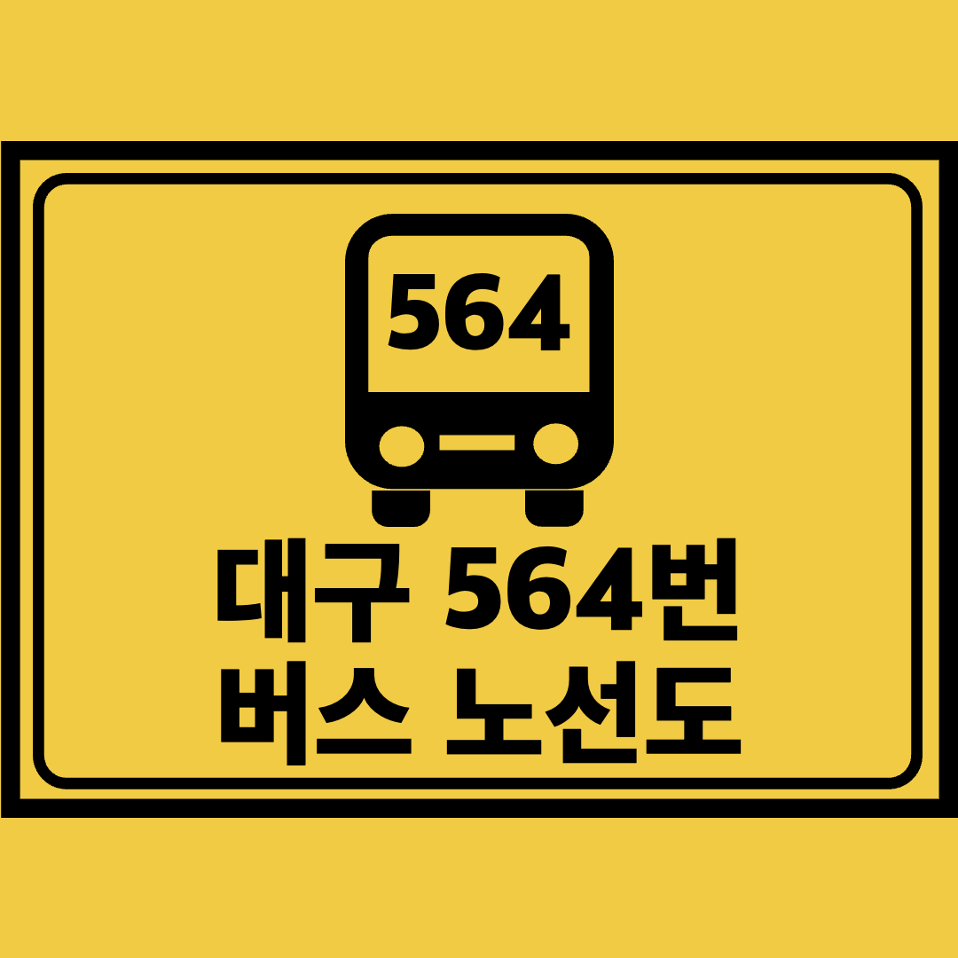대구564번버스노선도