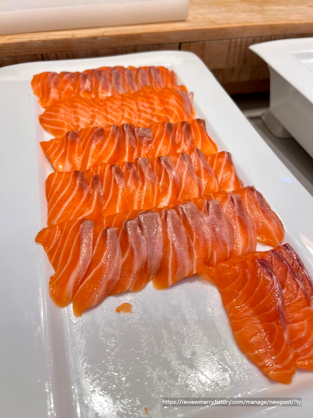 연어회 확대사진